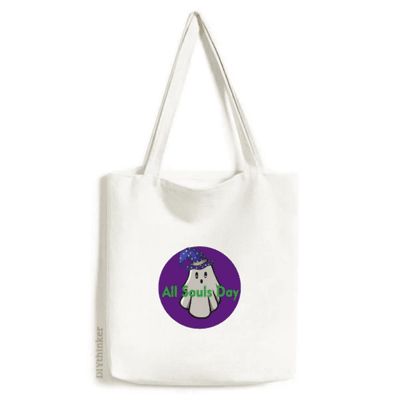 halloween festival tote canvas bag shopping satchel casual handbag