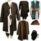 thumbnail image 2 of Disfraz de pirata Jack Sparrow para hombre y niño, chaleco, capa, sombrero, Halloween, carnaval, Navidad, 2 of 5