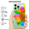 thumbnail image 2 of CoverON Phone Design For Apple iPhone 14 Pro Max Case, Clear Flexible Soft Rubber Slim TPU Cover, SunFlower, 2 of 8