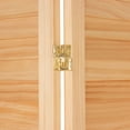 thumbnail image 5 of Oriental Furniture 6 ft. Tall Wooden Louvered Room Divider Natural - 4 Panel, 5 of 6