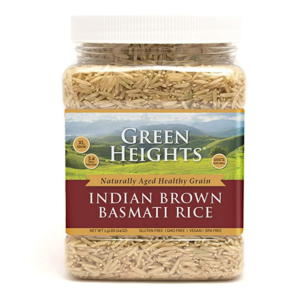 Brown Basmati Rice 24 Ounce / Jar (15+ Servings)
