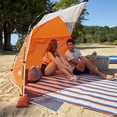 thumbnail image 2 of Coleman Skyshade Large Compact Beach Shade, Tiger Lily, 2 of 6