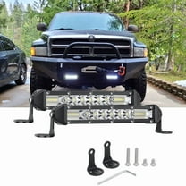 Nilight Slim Led Light Bar 2Pcs 11inch 26Led Single Row Spot Flood Combo Fog Light Driving Light Work Light Roof Bumper Lamp Offroad Light for 4x4 Trucks SUV ATV UTV