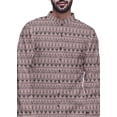 thumbnail image 4 of Atasi Long Sleeve Kurta Printed Button Down Asymmetric Designer Kurta For Boys, 4 of 5