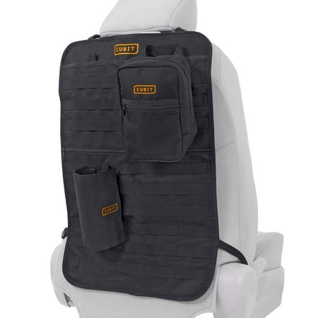 Cubit Back Seat Organizer & Protector Combo Pack - Convenient Compatible - Waterproof with Pockets Includes Adjustable Cupholder & Mini Bag