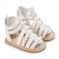 thumbnail image 2 of 2PCS Baby Girls Princess Shoes with Hair Band, Infant Non-Slip Soft Sole Cute Shoes, 2 of 8