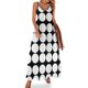 thumbnail image 1 of Vestido sin mangas de lunares blancos grandes, vestido de fiesta de lujo para mujer, vestido de noche para graduación, vestido de verano para mujer, 1 of 7