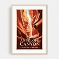 thumbnail image 2 of Antelope Canyon Vintage Travel Poster – Sculpted Sandstone Beauty - Arizona Illustration Travel Poster Desert Vintage Poster Nature Landscape Scenic Unframed Wall Art Print 20 x 28 inches, 2 of 60