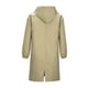 thumbnail image 5 of Chaquetas Para Mujer Prendas de Abrigo Color Sólido Bolsillo Con Botones Recreativo Con Capucha Manga Larga Abrigo Rompevientos Tops Odeerbi  ODB132352, 5 of 9
