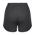 thumbnail image 5 of aidice Womens Athletic Shorts Summer Drawstring Elastic High Waisted Ruched Loose Shorts with Pockets, 5 of 5