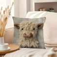 thumbnail image 5 of Naxoaeo Decorative Throw Pillow Cover, 18x18 Inch Polyester Cushion Case, Soft & Comfortable for Sofa Couch Bed Living Room, Hidden Zipper, Machine Washable, Farmhouse Home Decor, Housewarming Gift, 5 of 7