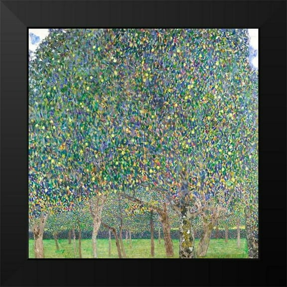 Klimt, Gustav 12x12 Black Modern Framed Museum Art Print Titled - Pear Tree