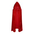 thumbnail image 1 of Disfraz de capa para fiesta de Halloween, disfraz de cosplay para adultos y niños, disfraz de muerte, capa negra con capucha, juego de rol de bruja y diablo aterrador, 1 of 2