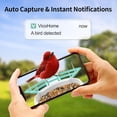 thumbnail image 4 of Smart Bird Feeder with Camera, AI Identify Bird Breed, Solar-Powered WiFi FHD 2K Live Camera, Auto Capture Backyard Garden Bird Watching, IP65,Motion Detection, Cloud and SD Card Storage, 4 of 7