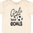thumbnail image 4 of Inktastic Girls Gotta Have Goals Soccer Girls Baby Bodysuit, 4 of 5