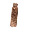 thumbnail image 4 of Botella de agua aislada, botella de agua deportiva, jarra de agua martillada de acero inoxidable, multiusos para acampar, bebidas al aire libre, café, Color cobre, 4 of 8