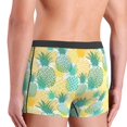 thumbnail image 4 of Men's Boxer Briefs, Pineapples1 A Soft Comfy Mens Underwear Boxer Briefs Breathable With Widen Waist, 4 of 7