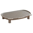 thumbnail image 1 of Bunblic Litter Box Ramp for Kitten and Elderly Cats Accessories Easy to Clean Hollow Gray, 1 of 8