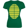 thumbnail image 1 of Halloween Turtle Costume Kelly Green Juniors Soft T-Shirt, 1 of 2