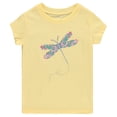 thumbnail image 2 of BTween Girls 4-Piece Summer Tops | Fashionable Short Sleeve T-Shirt | Casual Daily Shirt for Kids - Assorted Colors, 2 of 5