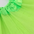 thumbnail image 5 of Girl Tutu Skirt 5-Layered Tulle Skirts for Little Girls Fluffy Ballet Dress Up for Party Halloween Costume Green, 5 of 7
