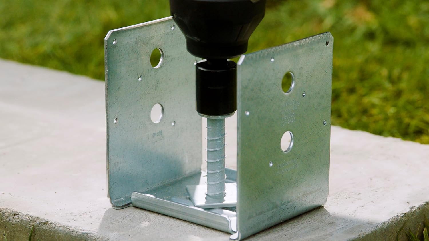 Simpson Strong-Tie ABU66RZ ABU ZMAX Galvanized Adjustable Standoff Post Base for 6x6 Rough Pack of 10