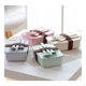 thumbnail image 2 of Bento Box, Caja Bento para Adultos, con Divisor, Sin BPA, A Prueba de Fugas, Apta para Microondas y Lavavajillas, Fácil de Limpiar (Beige), 2 of 5