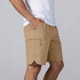 thumbnail image 2 of EOYWHK Mens Basketball Shorts Quick Dry with Pockets Elastic Waist Mens Active Shorts Soft Lightweight Breathable for Workout Training Khaki, Size XXXXL, 2 of 8