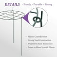 thumbnail image 3 of Garden Climbing Frame Green Grid Support Flower Pot Stakes for Peony Climbing Vegetable, 3 of 7