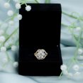 thumbnail image 6 of Rosec Jewels Lab Created Diamond Flower Ring - Statement Engagement Ring - EF-VS Quality, 18K Yellow Gold, US 11.50, 6 of 9