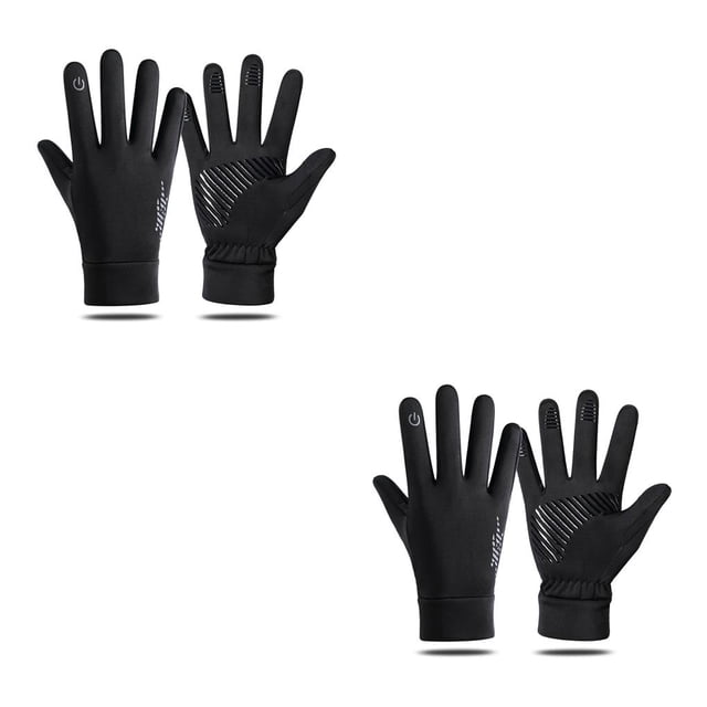 Toystoory 1 par de guantes transpirables portátiles a prueba de viento bicicletas motocicleta ciclismo accesorio mochilero senderismo escalada Type2 NO2