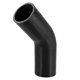 thumbnail image 1 of Manguera de silicona Unique Bargains 60mm 2.36 ID 45 grados Coche Reductor Tubo negro, 1 of 6