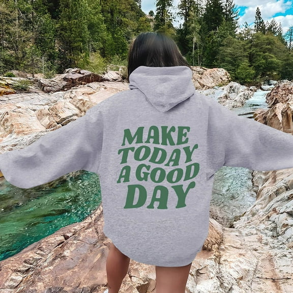 XINXIAOO Womens Hoodie Long Sleeve Hoodie Womens Pullover Sweatshirts Oversized Hoodies for Women Grey Crewneck Sweatshirt Fall Clothes Trending Fashion