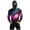 hgg140-Hot Pink, variant on Yaoyar Mens Print Long Sleeve Hooded Pullover with Face Mask Ice Silk Sun Protection Top UV Protection Outdoor Long Sleeve Hoodie
