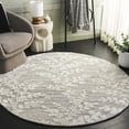 thumbnail image 2 of SAFAVIEH Glamour Rosalynne Floral Area Rug, Natural/Gray, 6' x 6' Round, 2 of 10