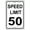 As Described1061, variant on Warning Sign Speed Limit 50 MPH Miles Per Hour Black Letters Zone Slow Down Speeding Road Sign Business Sign Aluminum Metal Tin Sign