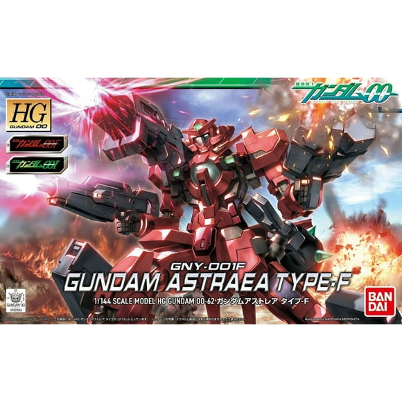 Bandai Hobby #62 Gundam Astraea Type-F HG Bandai Gundam 00 Action Figure