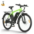 thumbnail image 2 of ZNH Z2 Electric Bike Adult 26" Electric Commuter Bike 350W Motor Ebike 36V/10AH Battery 21 Speed Shimano 20MPH, Green, 2 of 10