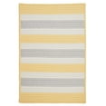 thumbnail image 2 of TR39R108X108S Stripe It - Yellow Shimmer 9 square Rug, 100% Polypropylene - Square., 2 of 2