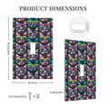 thumbnail image 3 of Haiem Happy Kitten Faces Pattern Decorative Wall Plates, 1-Gang 5.0" x3.0", Unbreakable Thermoplastic Faceplate Cover for Decorator Receptacle Outlet & Switch-Style T, 3 of 6
