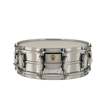 Ludwig Chrome-over-Brass Supraphonic Snare Drum - 5" x 14"