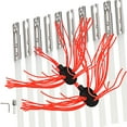 thumbnail image 1 of VEVOR Chimney Sweep Kit 33 Feet, Chimney Cleaning System with 10 Extends Up Flexible Nylon Rods, Chimney Cleaning Brush for Fireplace Flue, 2 Spinning Chimney Whip Included, 1 of 9