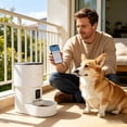 thumbnail image 5 of Smart Pet Feeder Automatic Food Dispenser with App Control Freshness Seal & Detachable Bowl for Cats and Small Dogs Home Use 1 Gal, 5 of 9