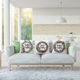 thumbnail image 2 of Juego de 4 fundas de almohada de 18 x 18 con decoración de Pascua, fundas de almohada con huevos de conejito de Pascua, decoración de granja de primavera, funda de almohada suave y, 2 of 5