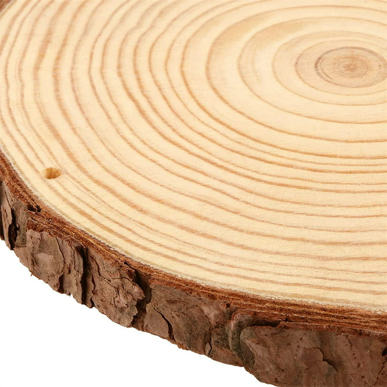 Wholesale OLYCRAFT 50Pcs Unfinished Natural Wood Slices Burlywood