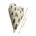 thumbnail image 6 of DIY Heart Shaped Hand Embroidered Christmas Ornament/Ornament Kit, Christmas Embroidery Kit, Diy Heart Embroidery Christma Decoration for Handmade Tree Decoration,Winter Decor, 6 of 10
