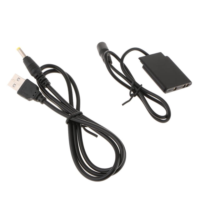Premium Batería Simulada con Cable de Cámara Deportiva, Accesorio Perfecto para Fotografía jinwen Acoplador de corriente de corriente DC