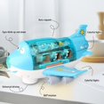 thumbnail image 3 of Juguete de avión eléctrico para niños con efectos de luz y música, juguete de avión eléctrico giratorio de 360 grados, regalos para cumpleaños o Navidad de niños, 3 of 5