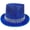 blue, variant on Glittering Magician Jazz Top Hat, Shiny Felt Party Hat for Adult
