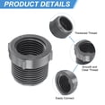 thumbnail image 4 of 10 Piezas Reductor Bushing G3/4" Rosca Macho a G1/2" Rosca Hembra, Gris, 4 of 7